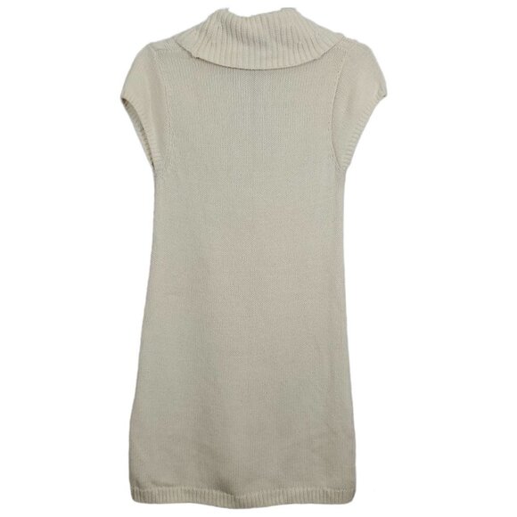 💎449 Express Cable Knit Cowl Neck Tunic Sweater Dress - Picture 2 of 5